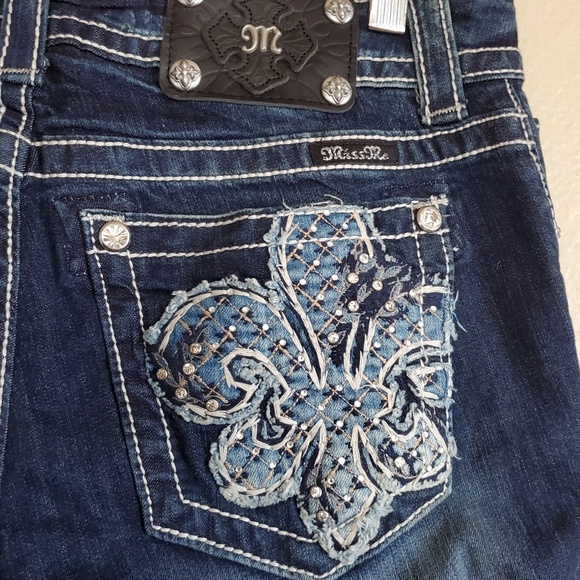 Miss Me Denim - MISS ME Fleur De Lis Jeans